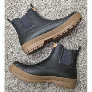 Sperry Cold Bay Chelsea Boots Size 11 Mens Slip On Top Sider Green Outdoor